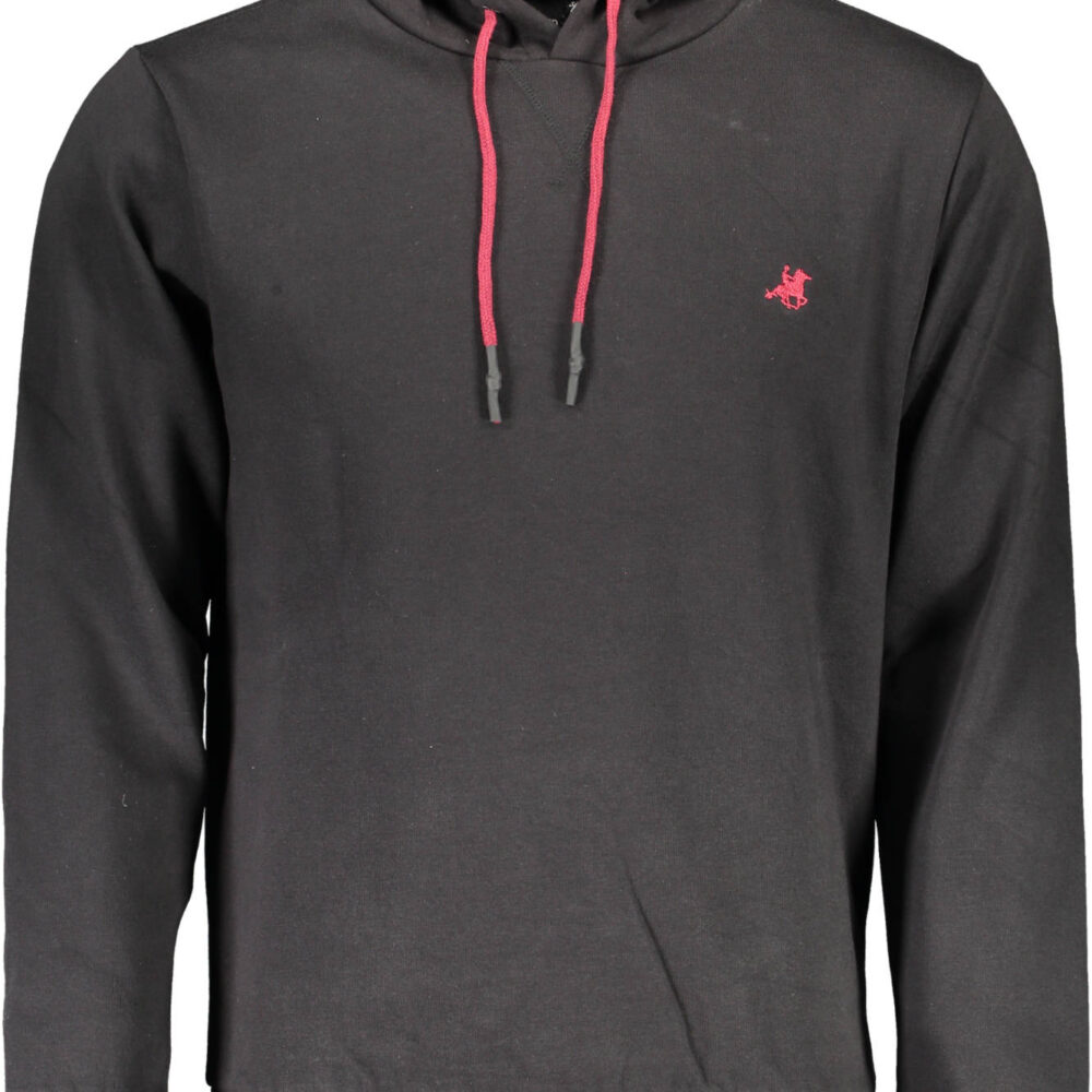 U.S. GRAND POLO FELPA SENZA ZIP UOMO NERO