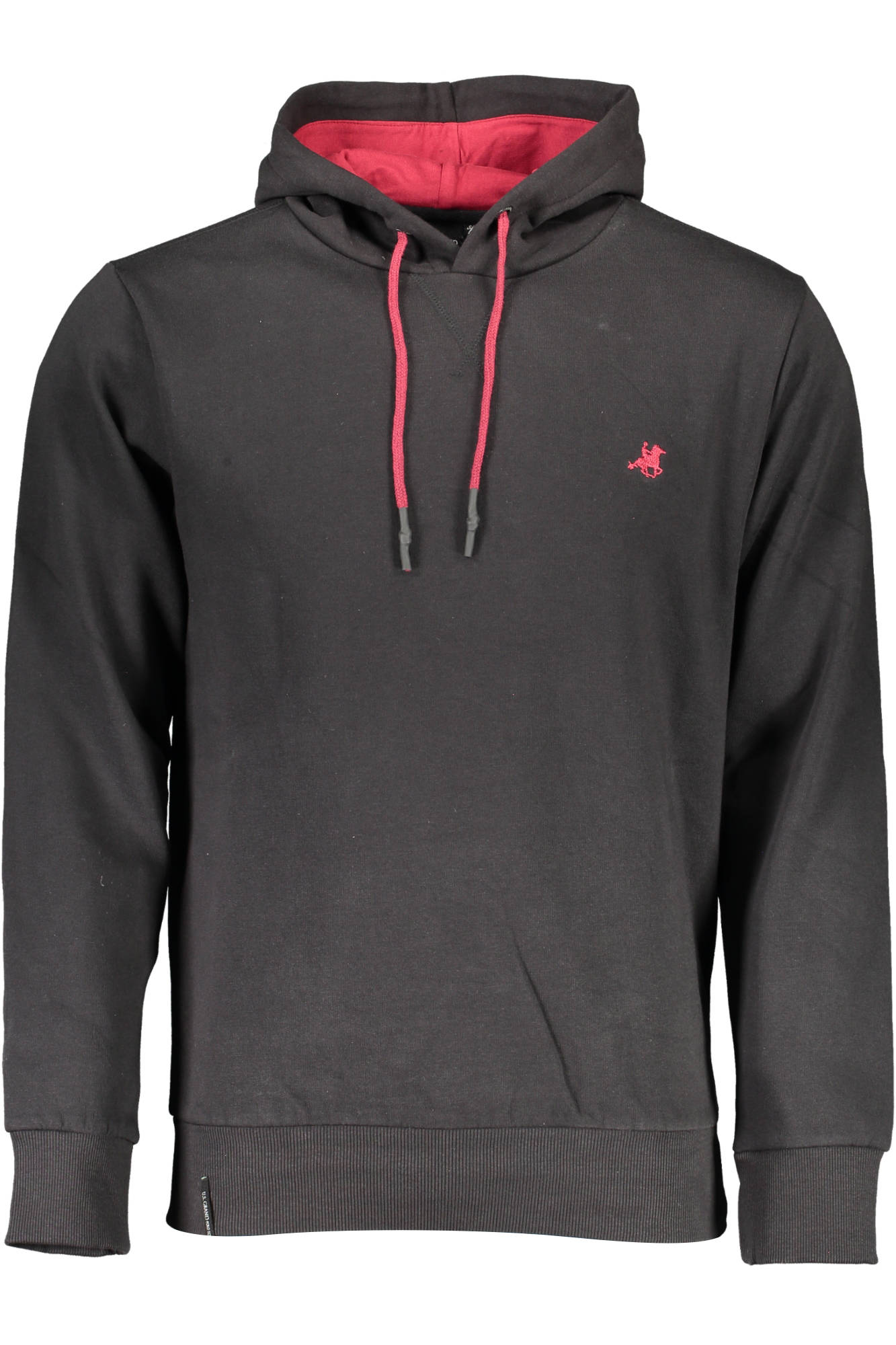 U.S. GRAND POLO FELPA SENZA ZIP UOMO NERO