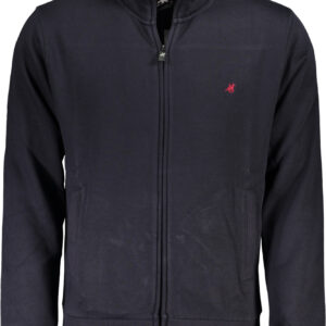 U.S. GRAND POLO FELPA CON ZIP UOMO BLU