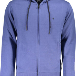 U.S. GRAND POLO FELPA CON ZIP UOMO BLU