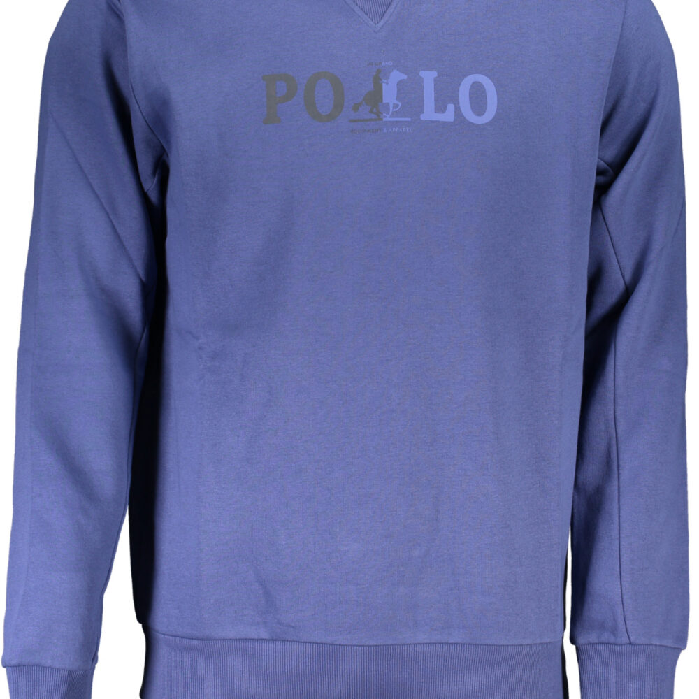 U.S. GRAND POLO FELPA SENZA ZIP UOMO BLU