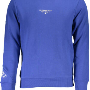 U.S. GRAND POLO FELPA SENZA ZIP UOMO BLU