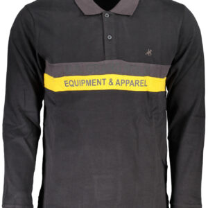 U.S. GRAND POLO POLO MANICHE LUNGHE UOMO NERO
