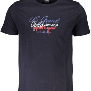 U.S. GRAND POLO T-SHIRT MANICHE CORTE UOMO BLU