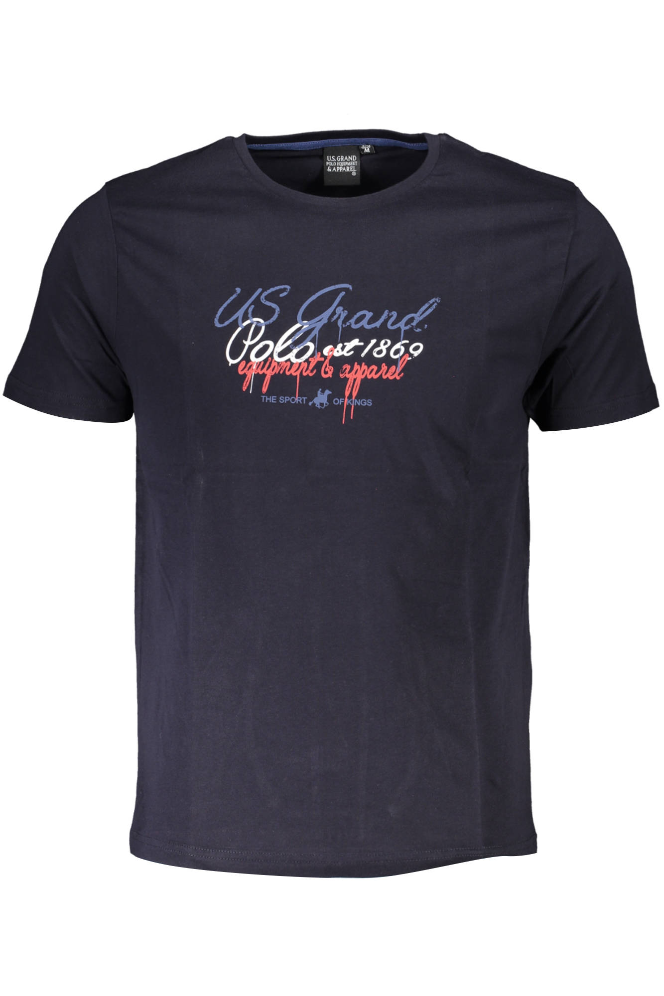 U.S. GRAND POLO T-SHIRT MANICHE CORTE UOMO BLU