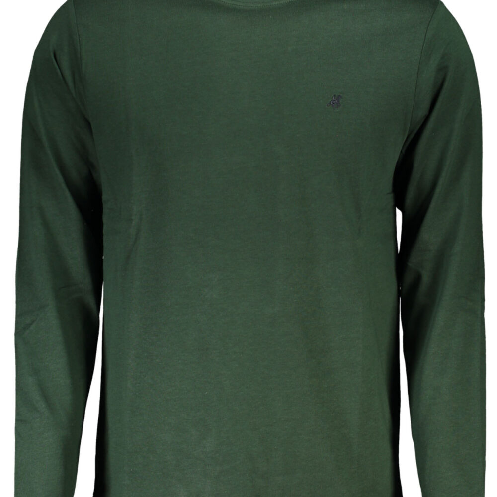 U.S. GRAND POLO T-SHIRT MANICHE LUNGHE UOMO VERDE