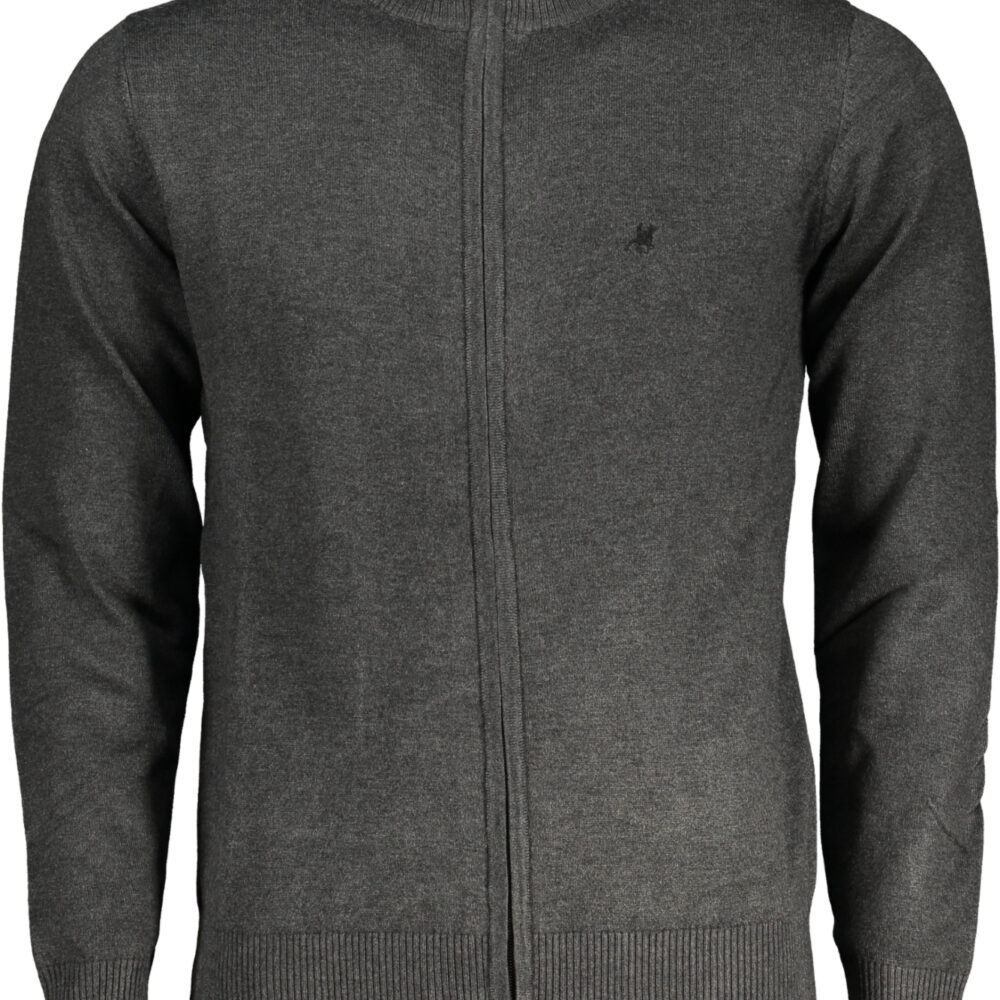 U.S. GRAND POLO CARDIGAN UOMO GRIGIO