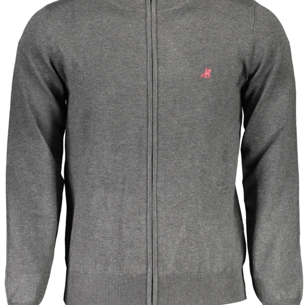 U.S. GRAND POLO CARDIGAN UOMO GRIGIO
