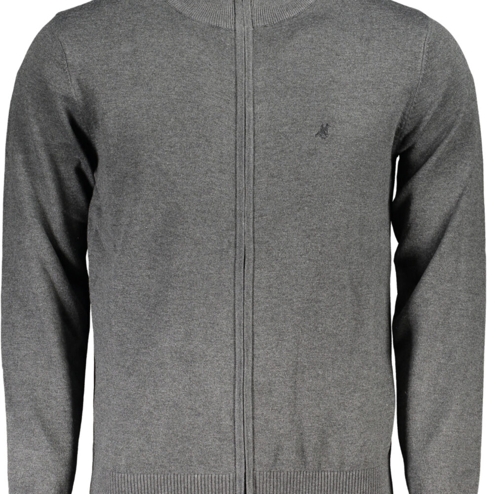U.S. GRAND POLO CARDIGAN UOMO GRIGIO