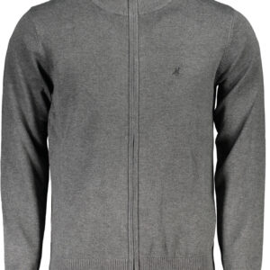 U.S. GRAND POLO CARDIGAN UOMO GRIGIO