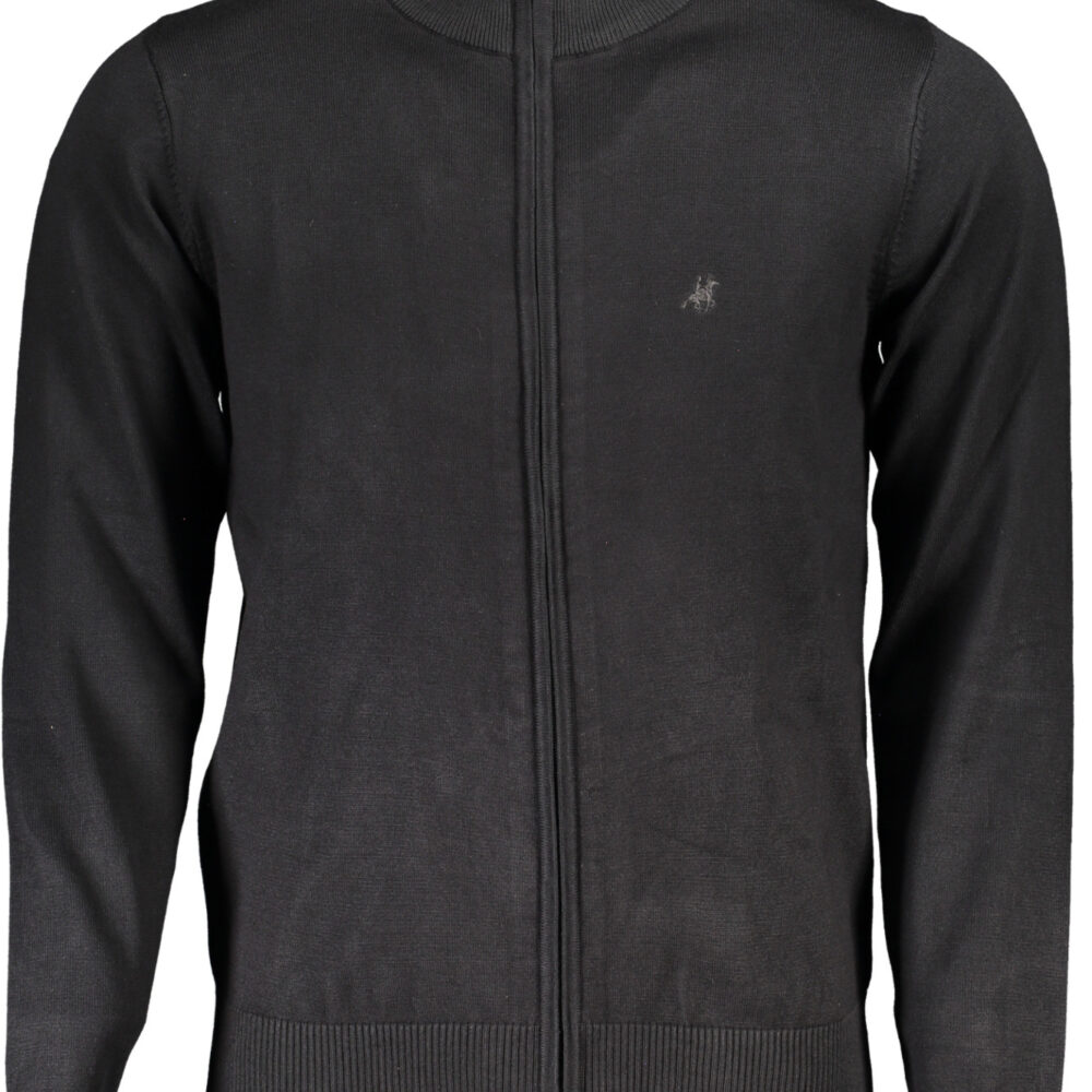 U.S. GRAND POLO CARDIGAN UOMO NERO
