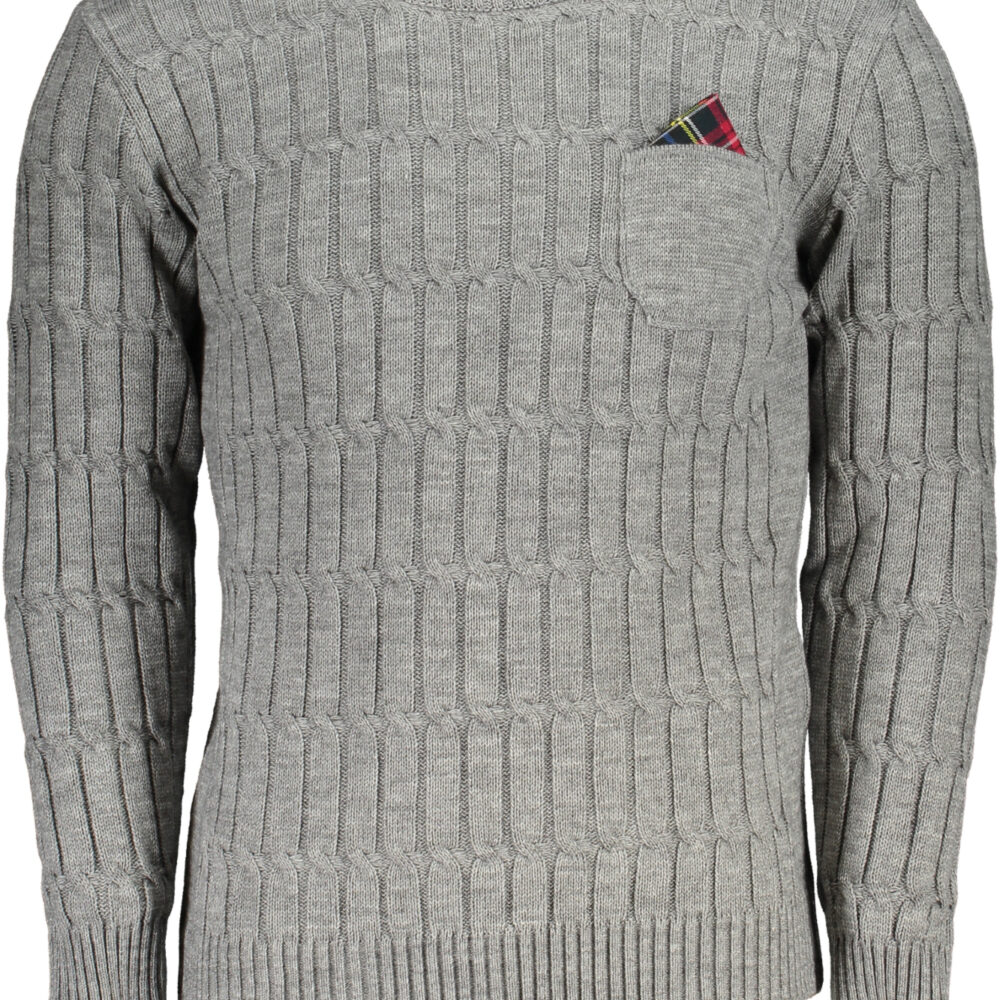 U.S. GRAND POLO MAGLIONE UOMO GRIGIO