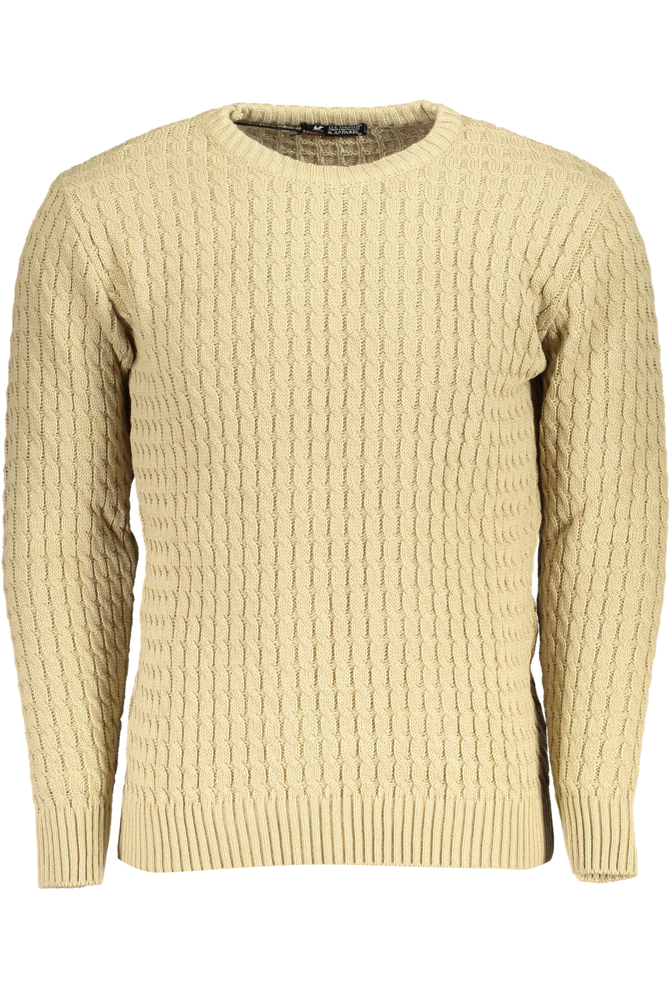U.S. GRAND POLO MAGLIONE UOMO BEIGE