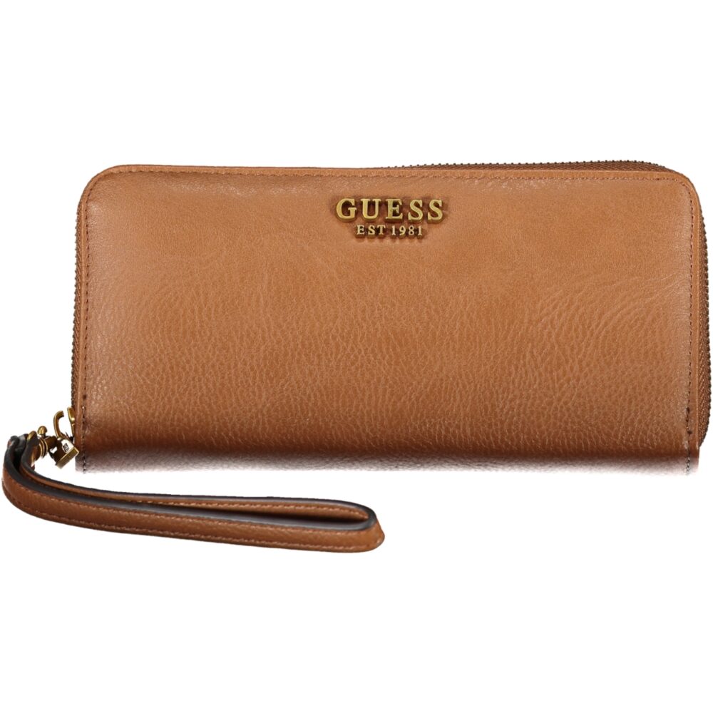 GUESS JEANS PORTAFOGLIO DONNA MARRONE