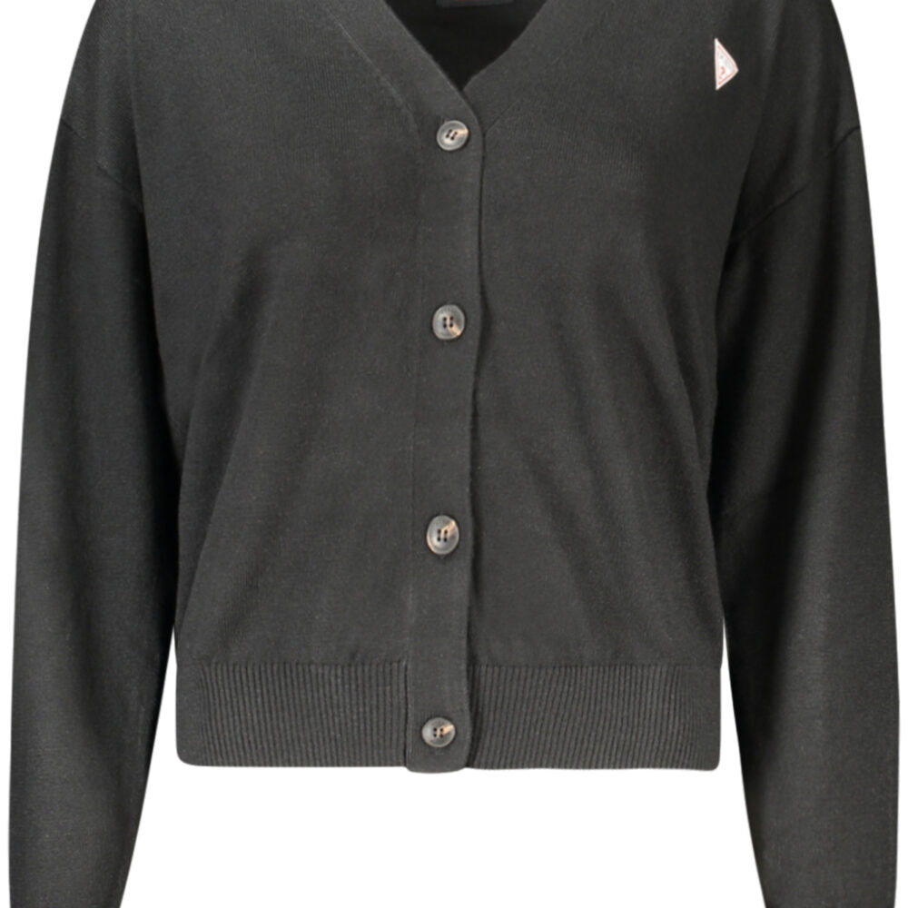 GUESS JEANS CARDIGAN DONNA NERO