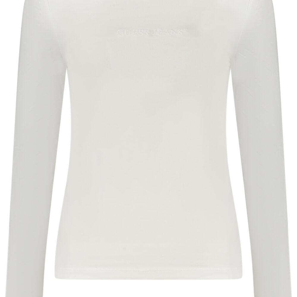 GUESS JEANS T-SHIRT MANICHE LUNGHE DONNA BIANCO