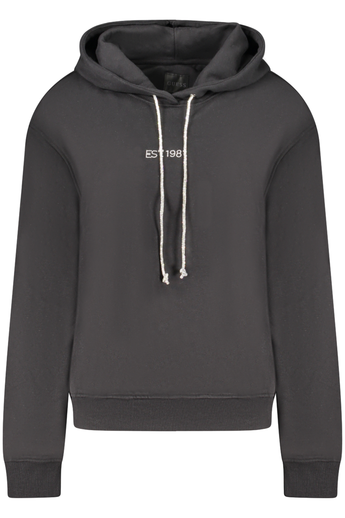 GUESS JEANS FELPA SENZA ZIP DONNA NERO