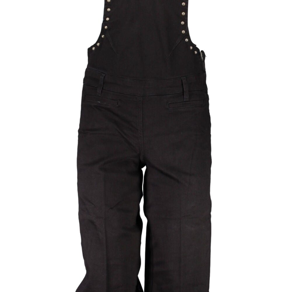 GUESS JEANS PANTALONE A SALOPETTE DONNA NERO