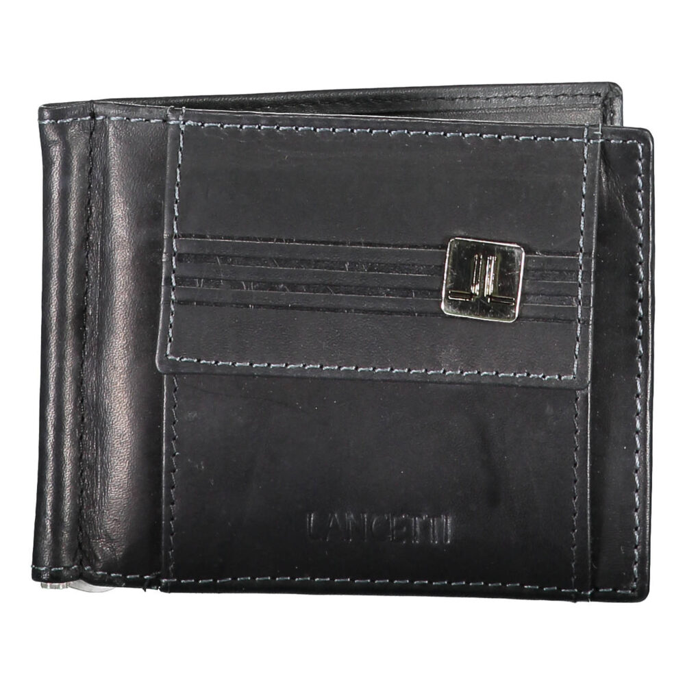 LANCETTI PORTAFOGLIO UOMO NERO