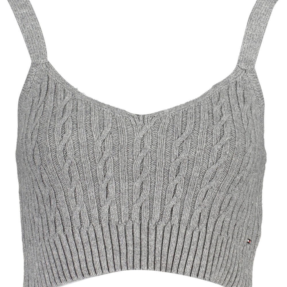 TOMMY HILFIGER TOP DONNA GRIGIO