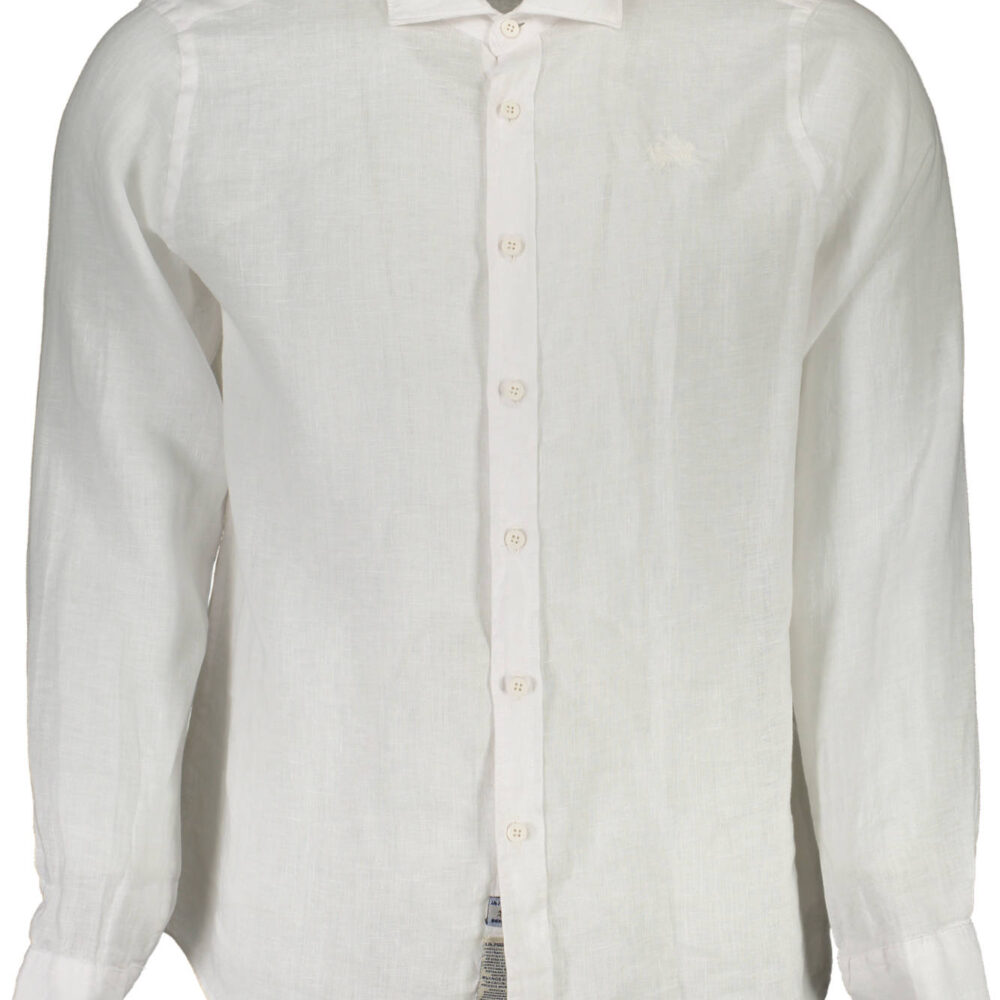 LA MARTINA CAMICIA MANICHE LUNGHE UOMO BIANCO