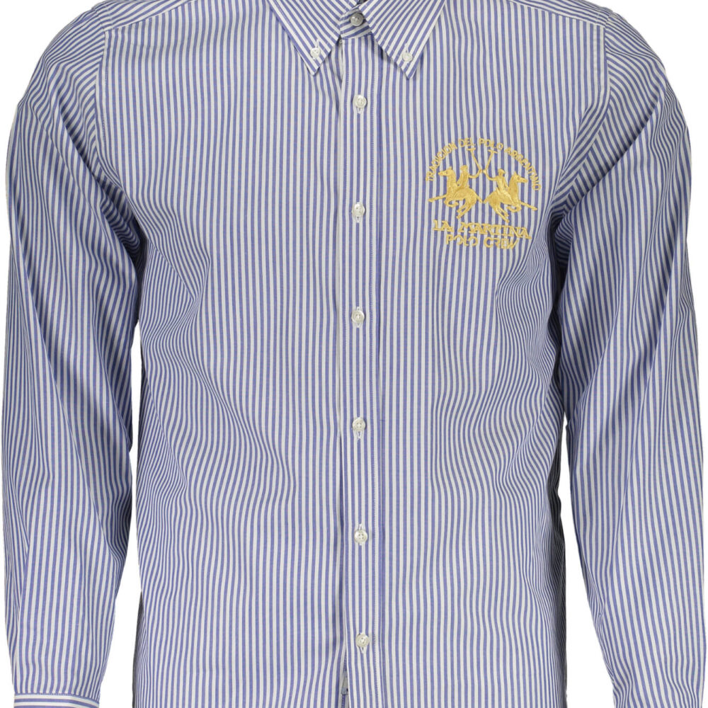 LA MARTINA CAMICIA MANICHE LUNGHE UOMO BLU