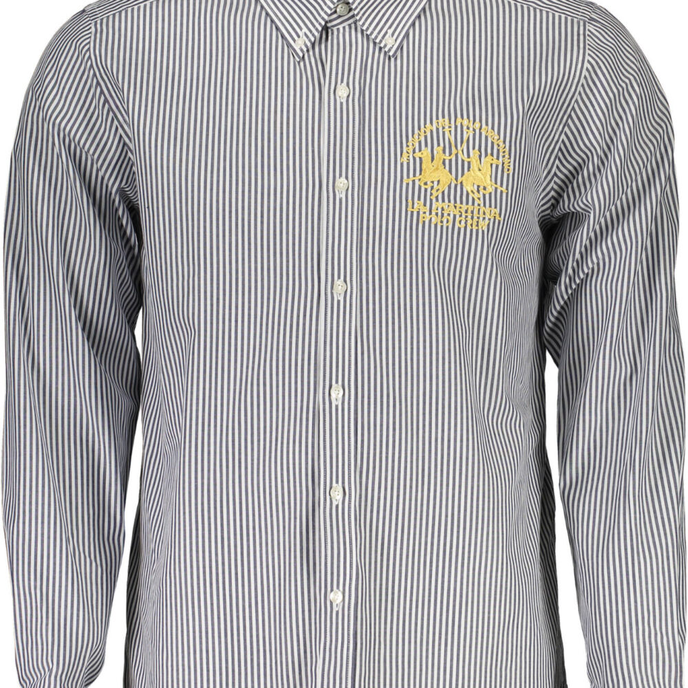 LA MARTINA CAMICIA MANICHE LUNGHE UOMO BLU