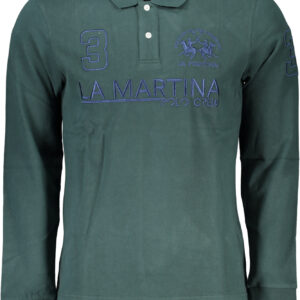 LA MARTINA POLO MANICHE LUNGHE UOMO VERDE