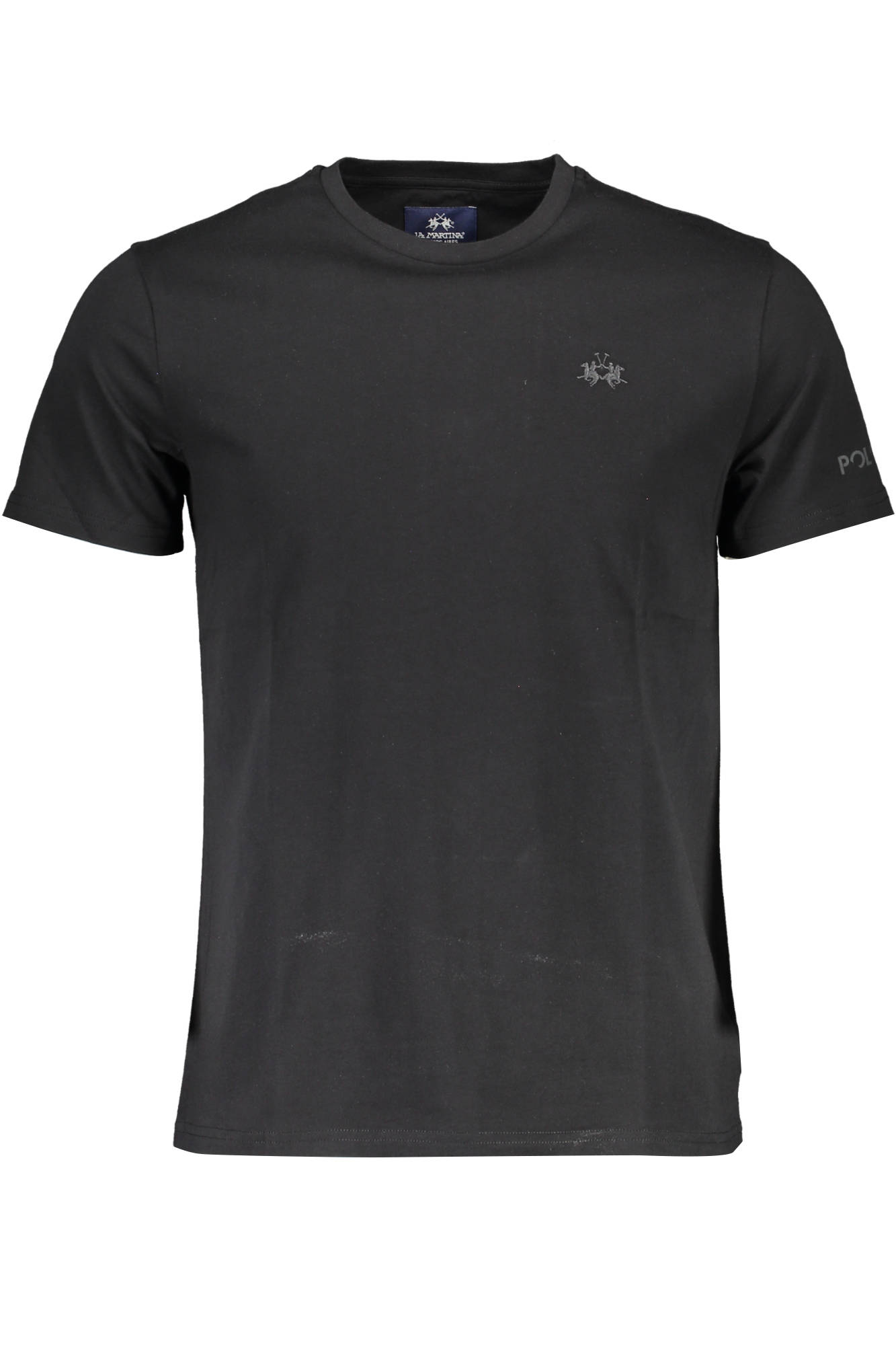LA MARTINA T-SHIRT MANICHE CORTE UOMO NERO