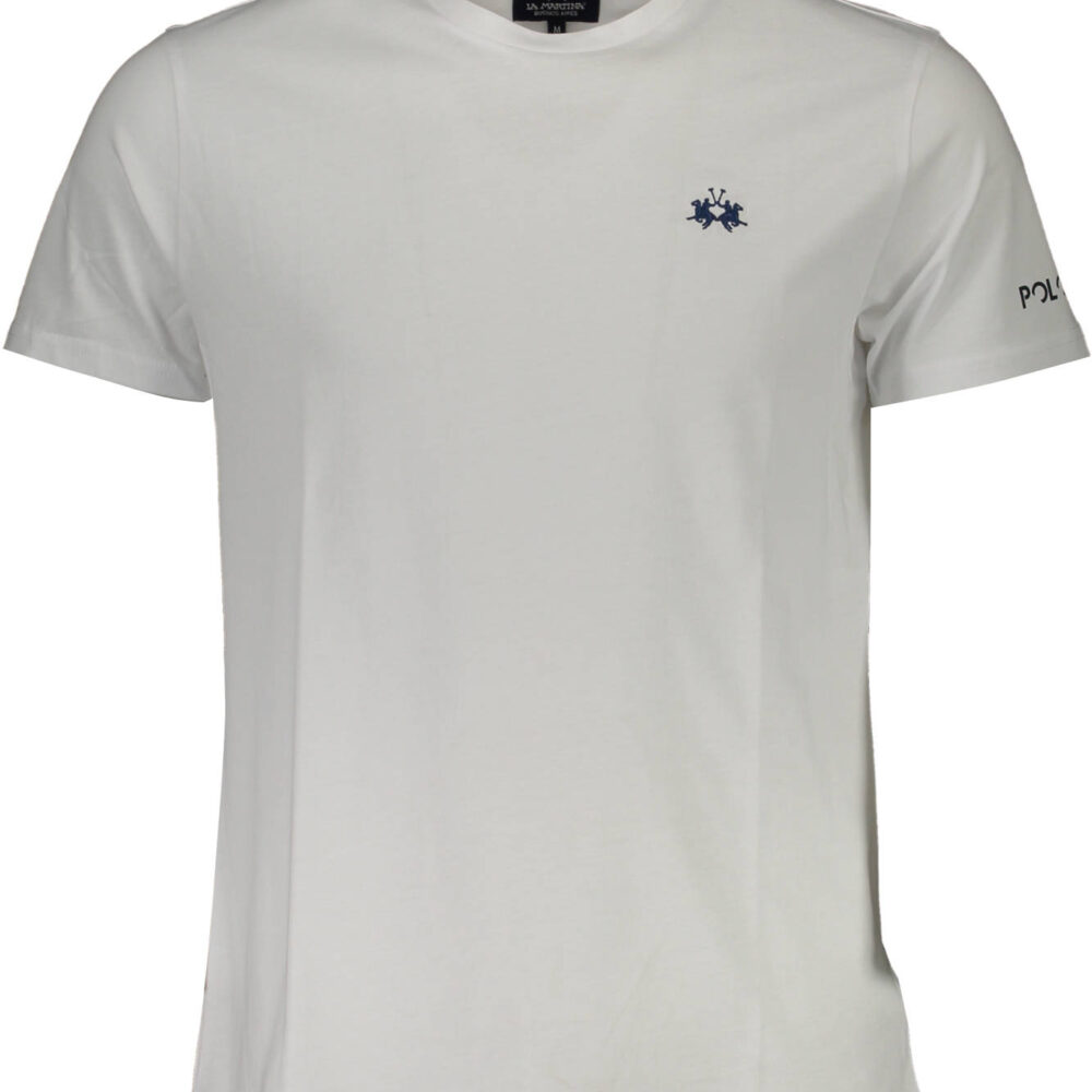 LA MARTINA T-SHIRT MANICHE CORTE UOMO BIANCO