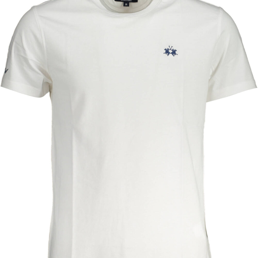 LA MARTINA T-SHIRT MANICHE CORTE UOMO BIANCO