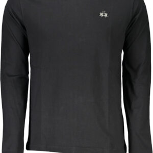 LA MARTINA T-SHIRT MANICHE LUNGHE UOMO NERO