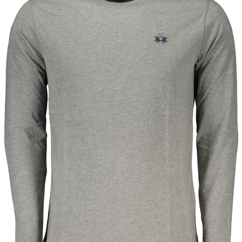 LA MARTINA T-SHIRT MANICHE LUNGHE UOMO GRIGIO