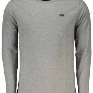 LA MARTINA T-SHIRT MANICHE LUNGHE UOMO GRIGIO