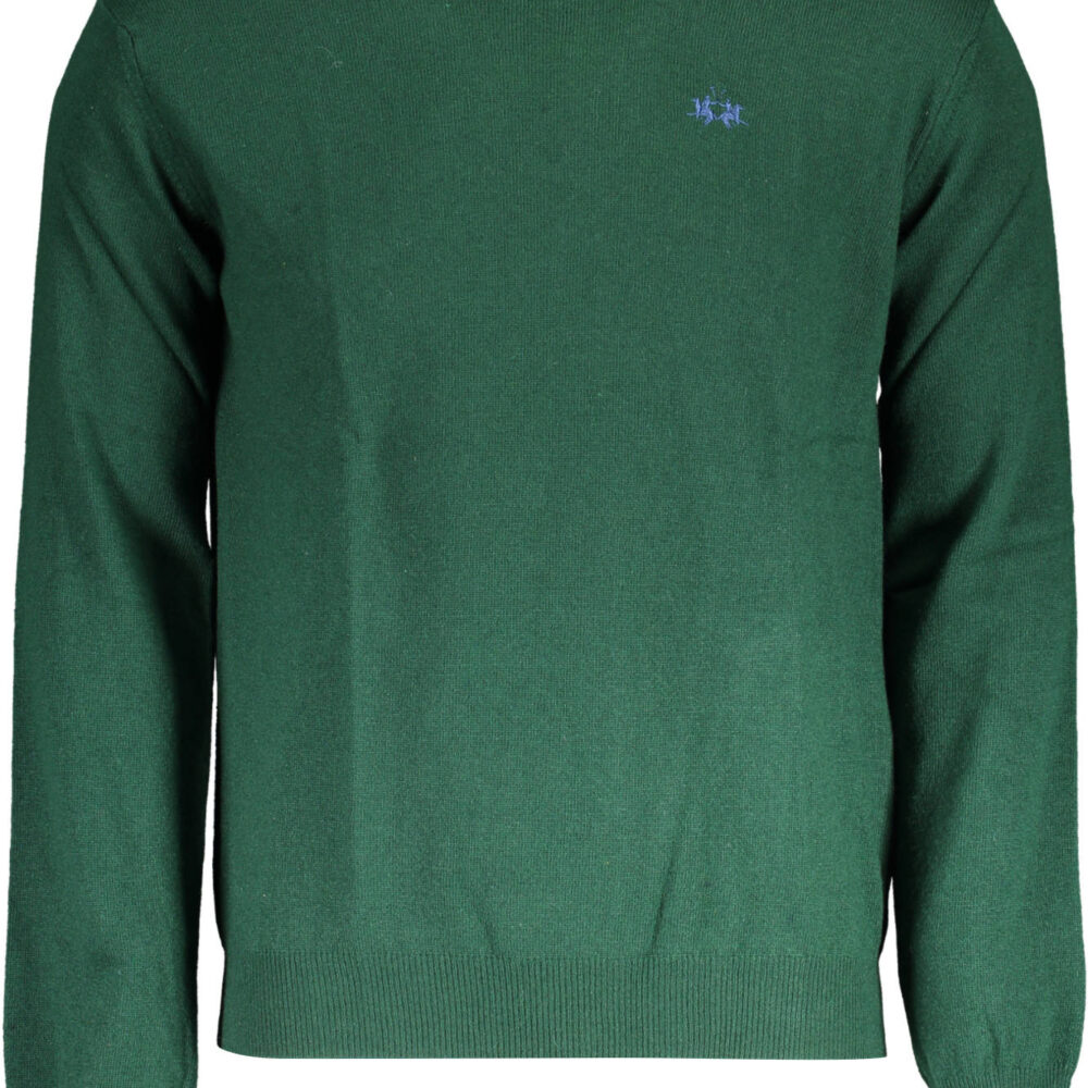 LA MARTINA MAGLIONE UOMO VERDE