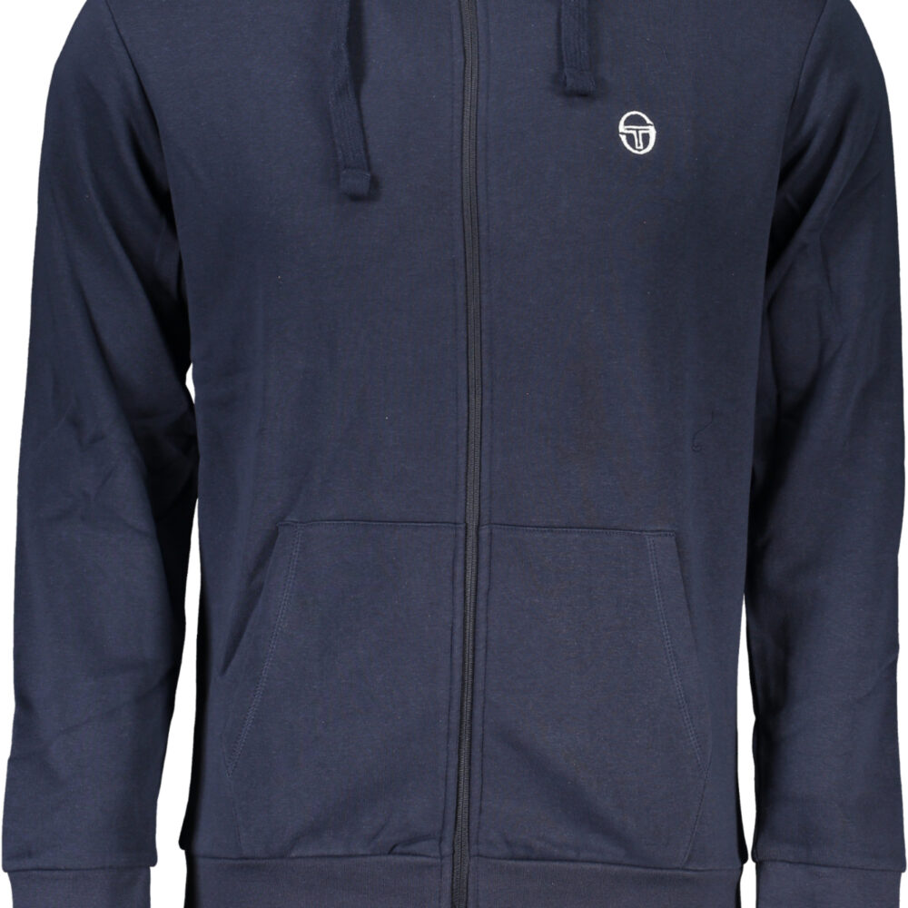 SERGIO TACCHINI FELPA CON ZIP UOMO BLU