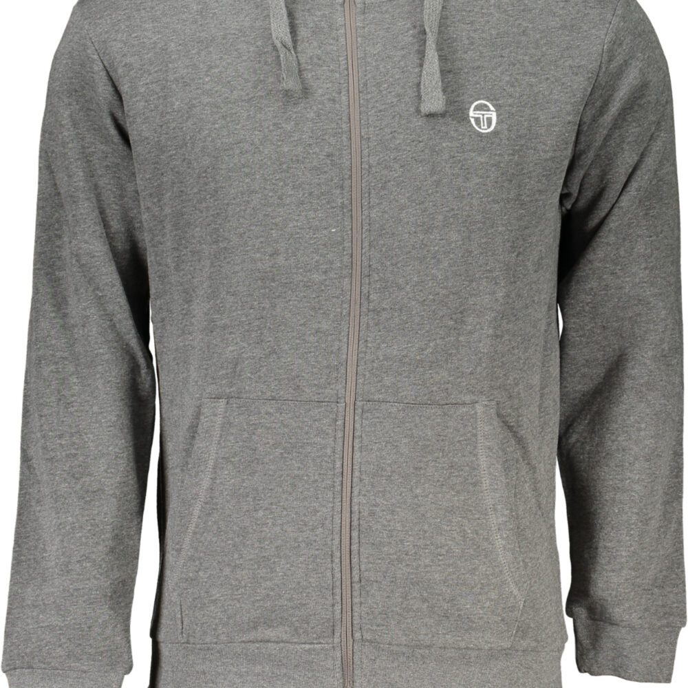 SERGIO TACCHINI FELPA CON ZIP UOMO GRIGIO