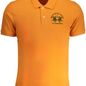 LA MARTINA POLO MANICHE CORTE UOMO ARANCIO