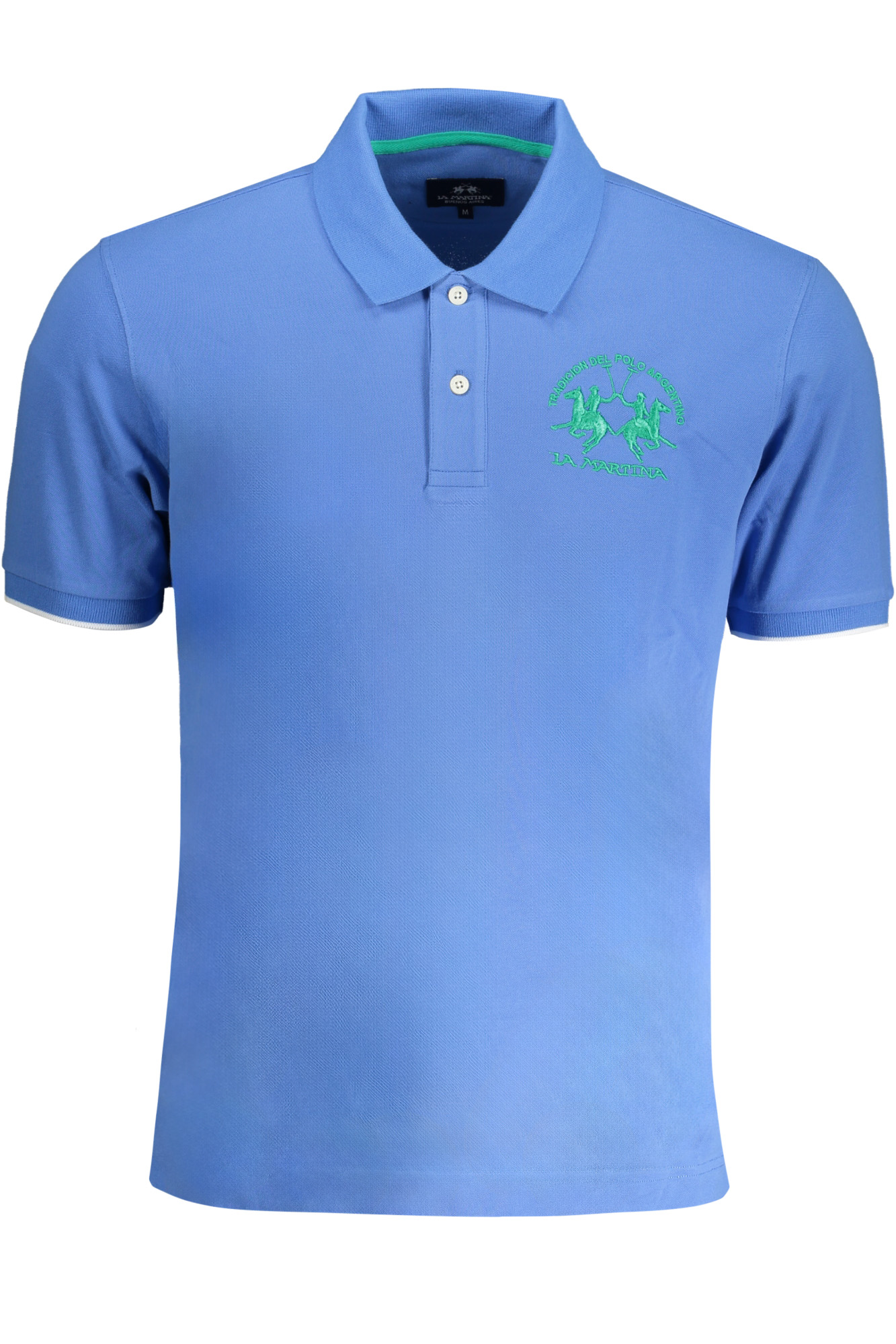 LA MARTINA POLO MANICHE CORTE UOMO AZZURRO