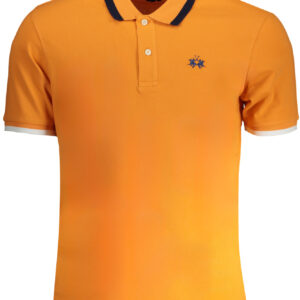 LA MARTINA POLO MANICHE CORTE UOMO ARANCIO