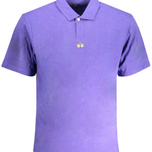LA MARTINA POLO MANICHE CORTE UOMO VIOLA
