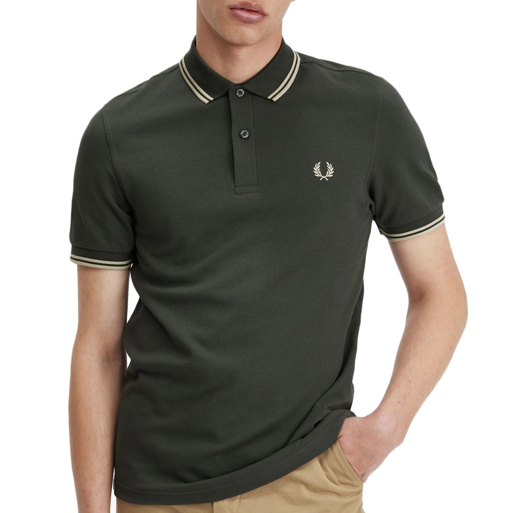 Fred Perry M3600- Uomo Verde 151983