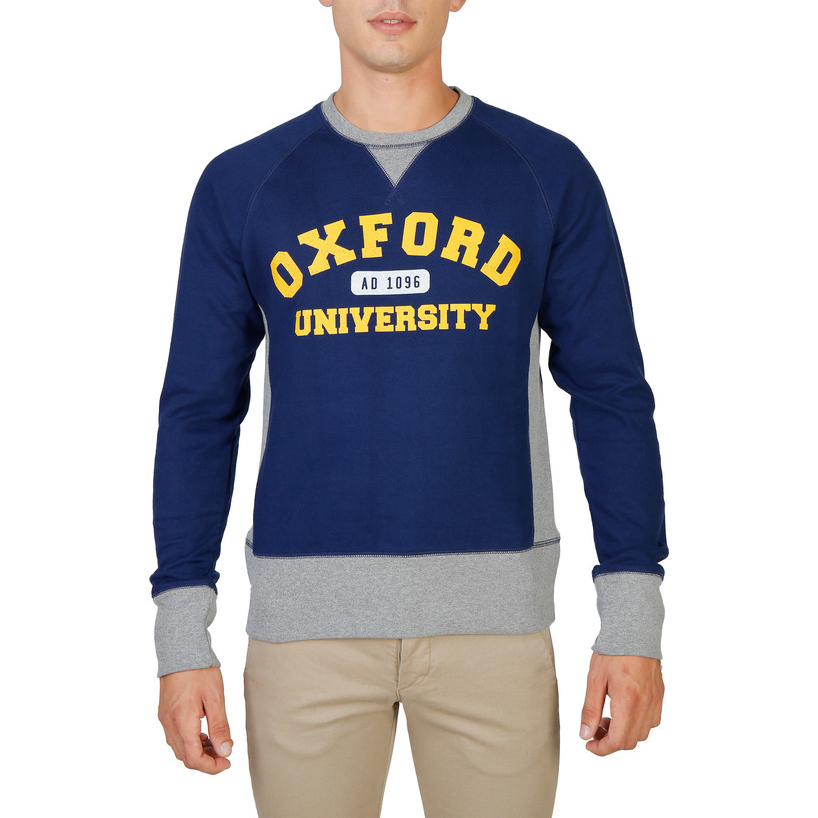 Oxford University OXFORD-FLEECE-RAGLAN Uomo Blu 74093