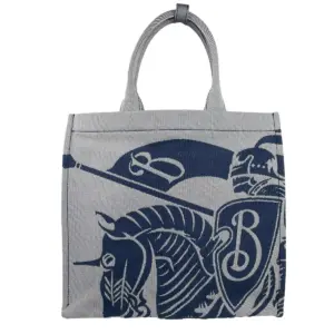 Navy EKD Canvas Tote Bag With Coin Pouch