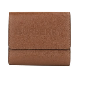 Luna Tan Grained Leather Small Coin Pouch Snap Wallet
