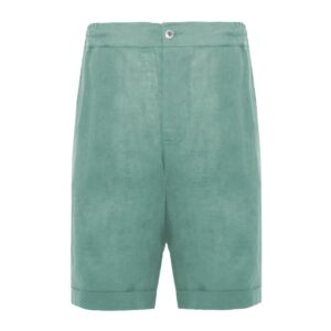Green Linen Short