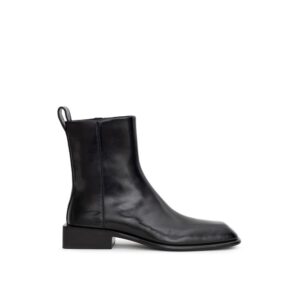 Black Leather Boot