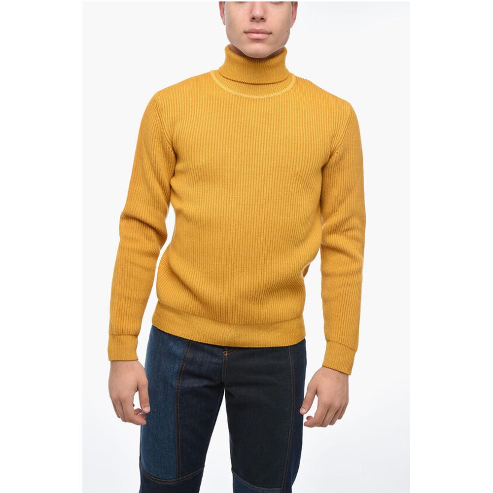Ribbed Turtleneck Sweater