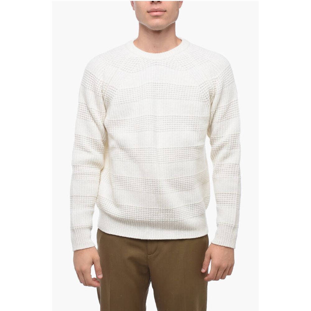 Crew Neck RAGLAN Virgin Wool Sweater