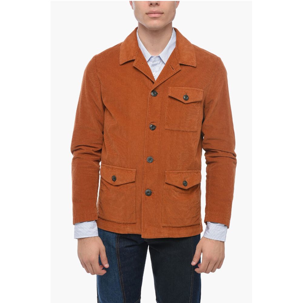 Corduroy DERBY Overshirt with Utility Pockets